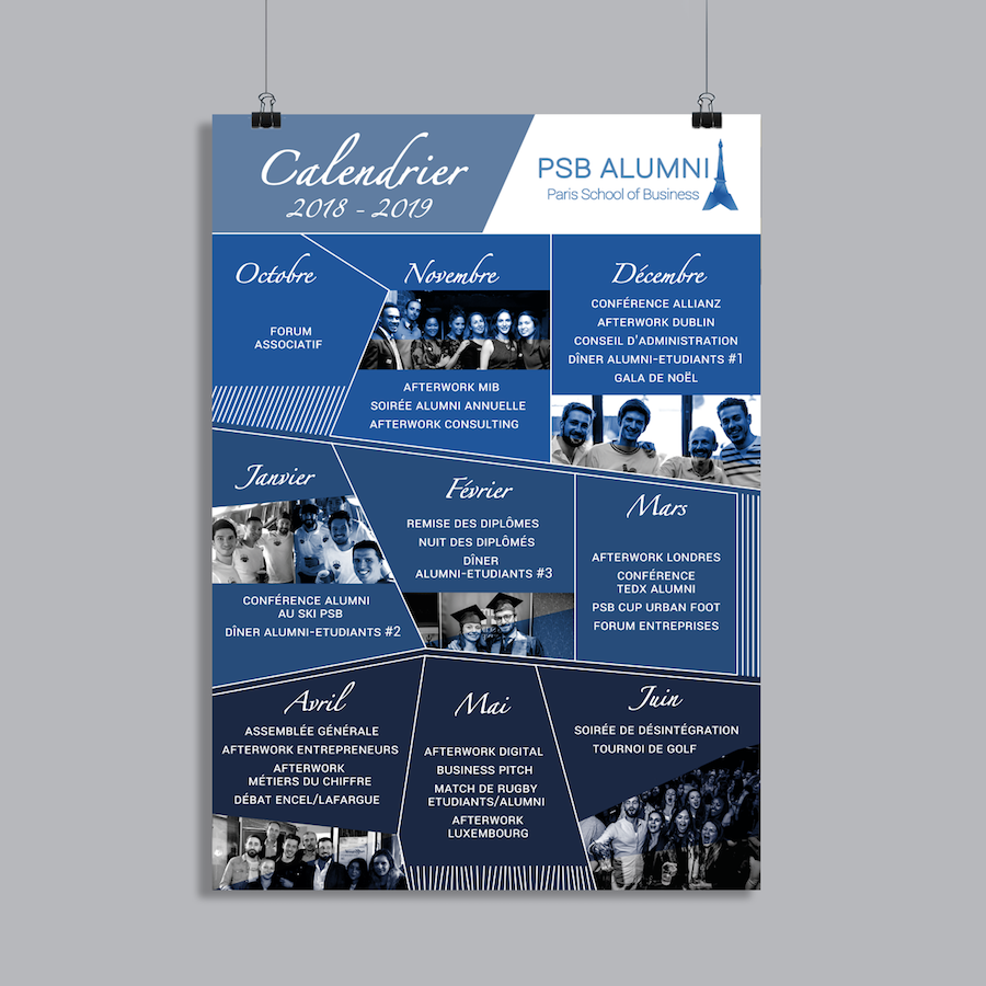 poster Alumni Calendrier 2018-2019